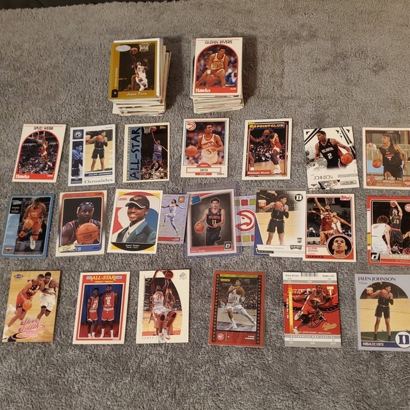 Topps Other - Trae Young Jalen Johnson Basketball Cards Lot Atlanta Hawks NBA Over 250 CARDS!